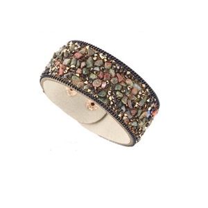 🦸🏽‍♀️🦸🏼‍♀️🦸🏿‍♀️🦸🏼‍♀️Leather Stone Bracelet